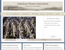 Tablet Screenshot of lakeshorehomes.net